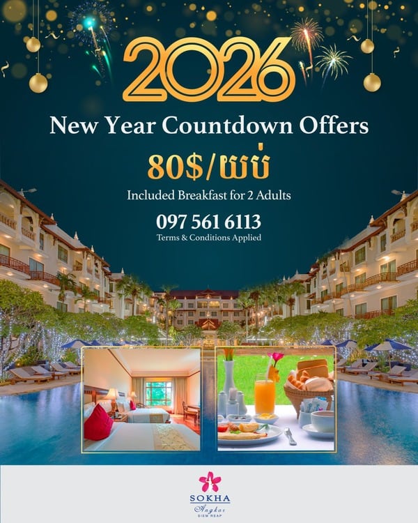 New Year 2026 at Sokha Angkor Hotel