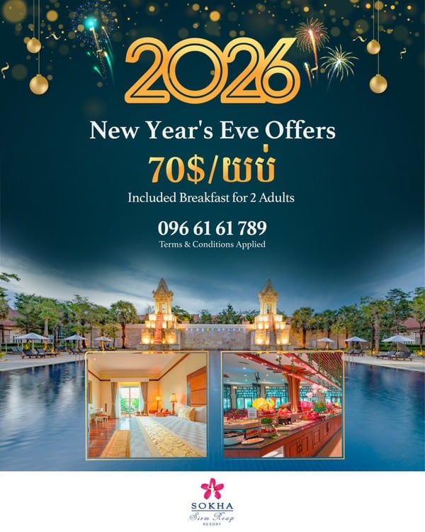 New Year 2026 at Sokha Siemreap Resort